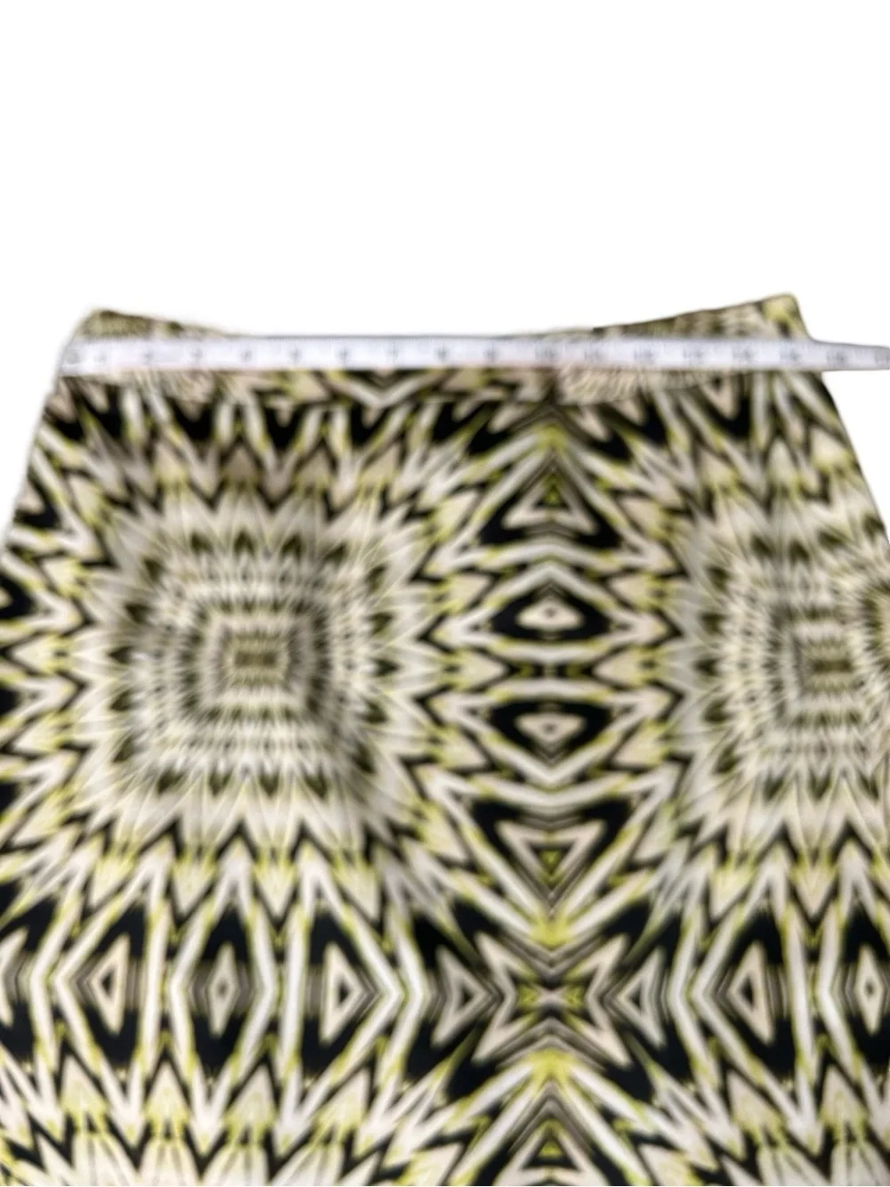 Etcetera Size 6 Geometric Print A-Line Skirt